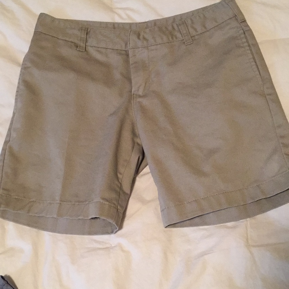 Khaki School uniform shorts